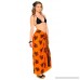 1 World Sarongs Womens Fun Animal Theme Turtle Butterfly Swimsuit Cover-Up Sarong in your choice of color Orange B07CL6MG7L